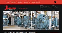 Desktop Screenshot of johnsonboiler.com