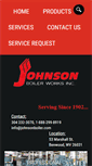 Mobile Screenshot of johnsonboiler.com